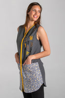 Bata sin mangas notas musicales Ref. 8895584
